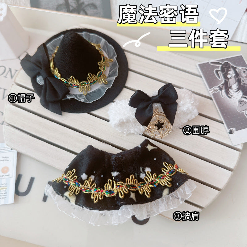 Wholesale Doll clothes pendant doll can wear  hat doll dress up